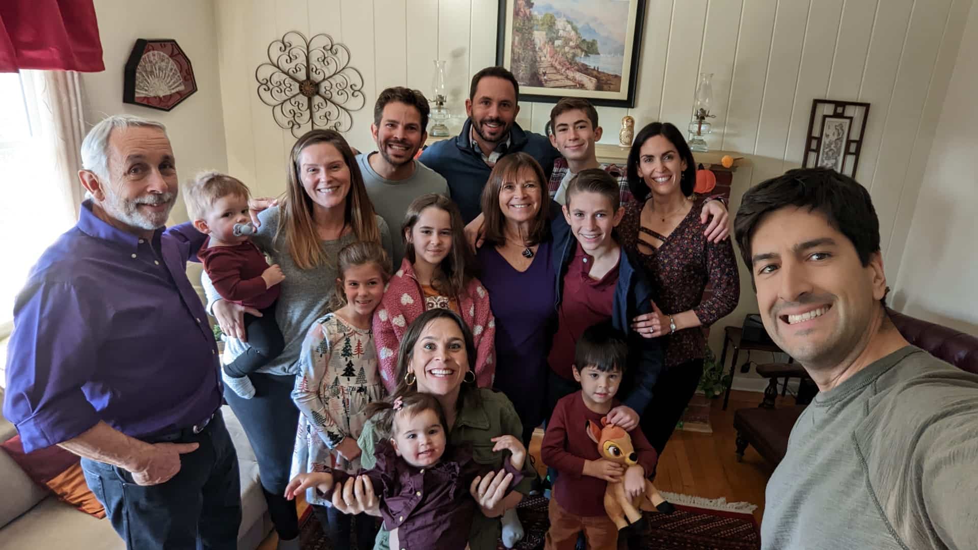 The Ortner family at Thanksgiving