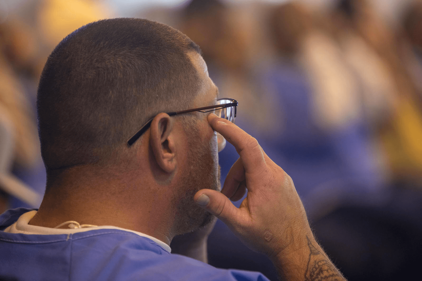 Photo from the Compassion Prison Project Tapping workshop led by Tara Packer