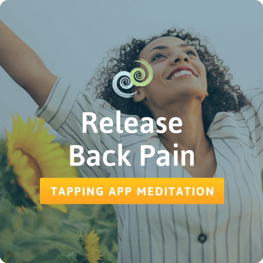 Release Back Pain meditation card in The Tapping Solution app