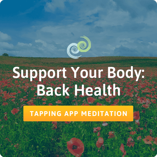 Support Your Body: Back Health meditation card in The Tapping Solution app