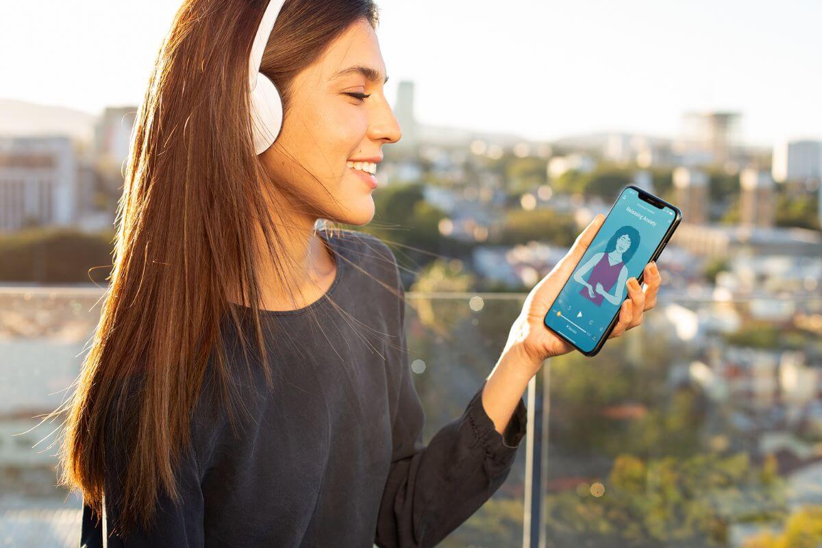 The Tapping Solution app mockup