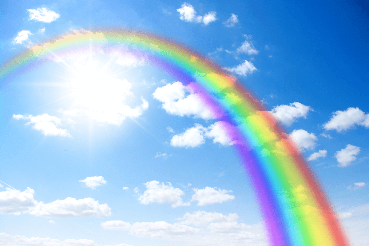 Color Cue Challenge rainbow illustration