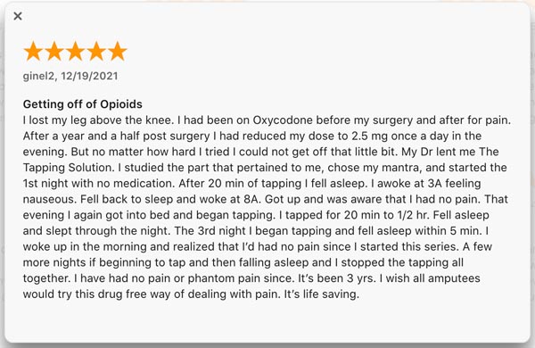 The Tapping Solution app user review screenshot 5