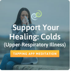 Support Your Healing: Colds meditation card in The Tapping Solution app