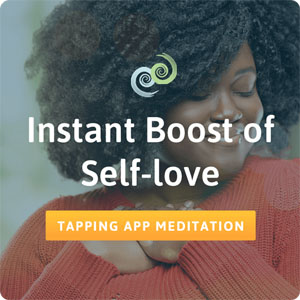 Instant Boost of Self-Love meditation card in The Tapping Solution app