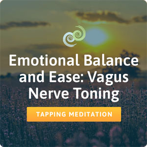 Emotional Balance and Ease tapping meditation card