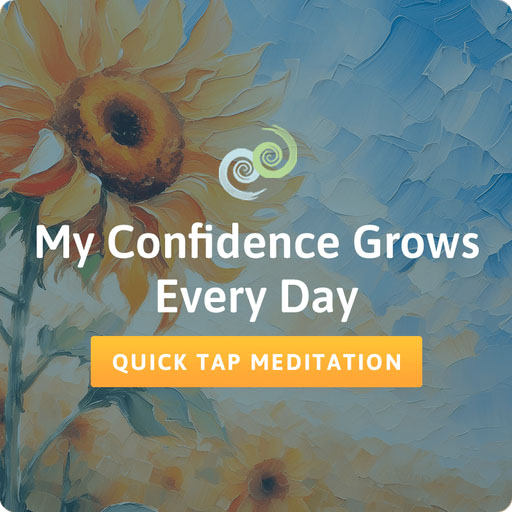 Confidence grows meditation card in The Tapping Solution App