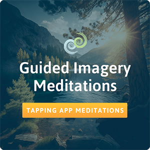 Guided imagery meditation session card in The Tapping Solution App